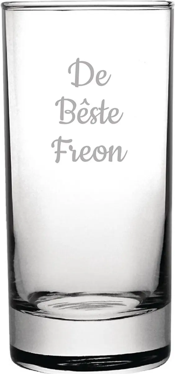 Gegraveerde longdrinkglas 28,5cl De Bêste Freon