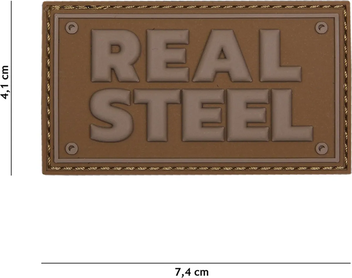 101 Inc Embleem 3D PVC Real Steel Coyote