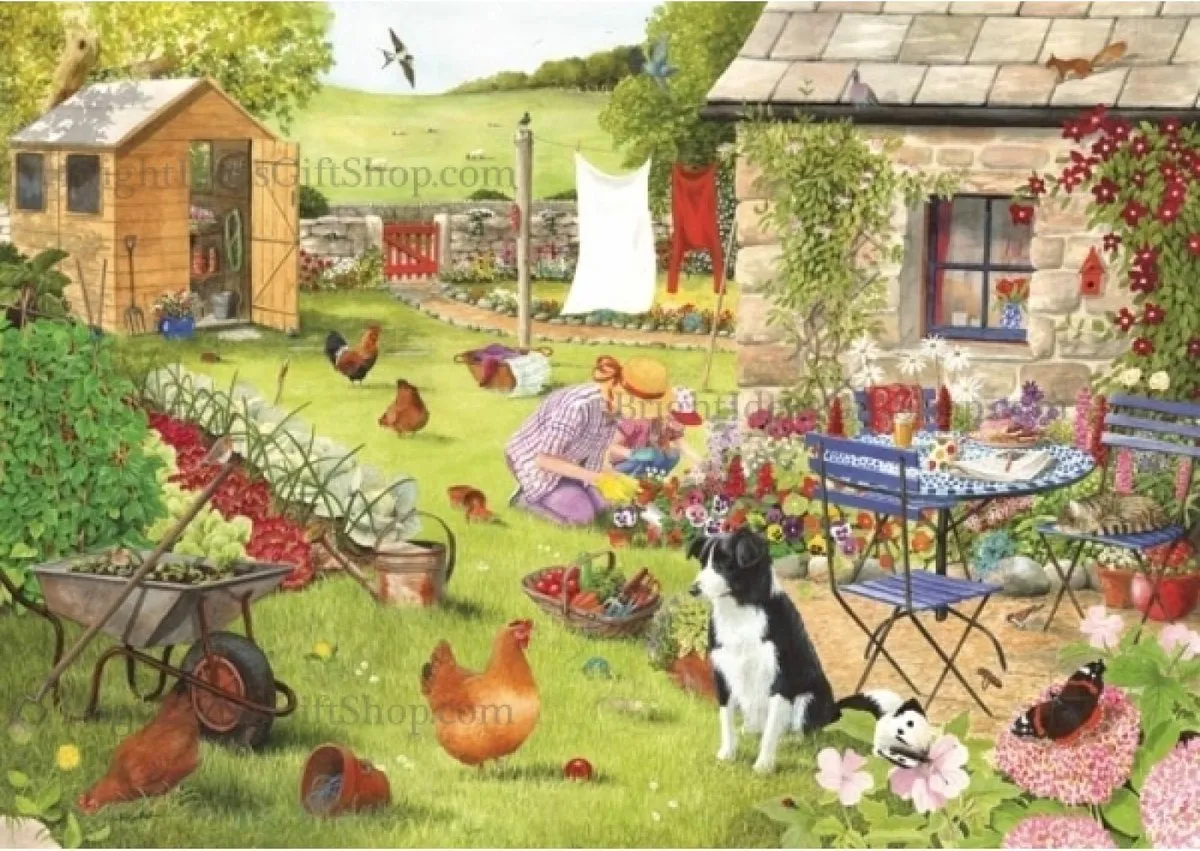 House Of Puzzles Grandma's Garden Puzzel 500 Stuks