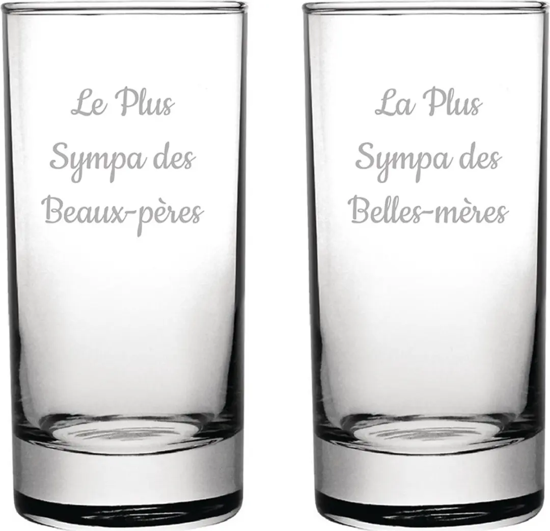 Longdrinkglas gegraveerd
