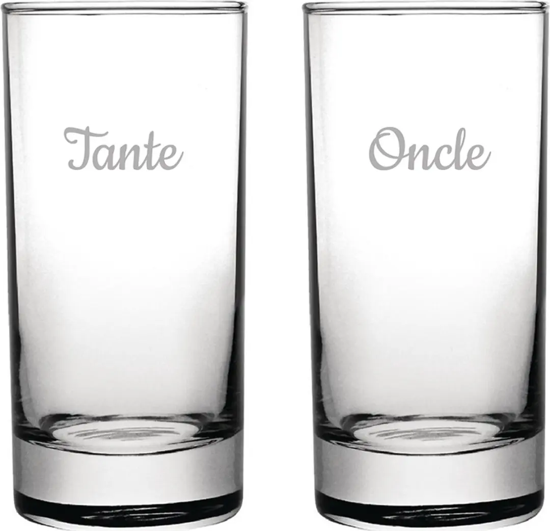Longdrinkglas gegraveerd