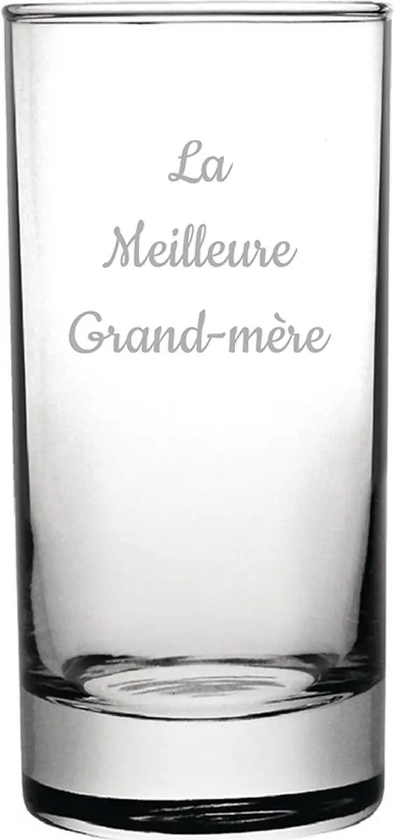 Longdrinkglas gegraveerd