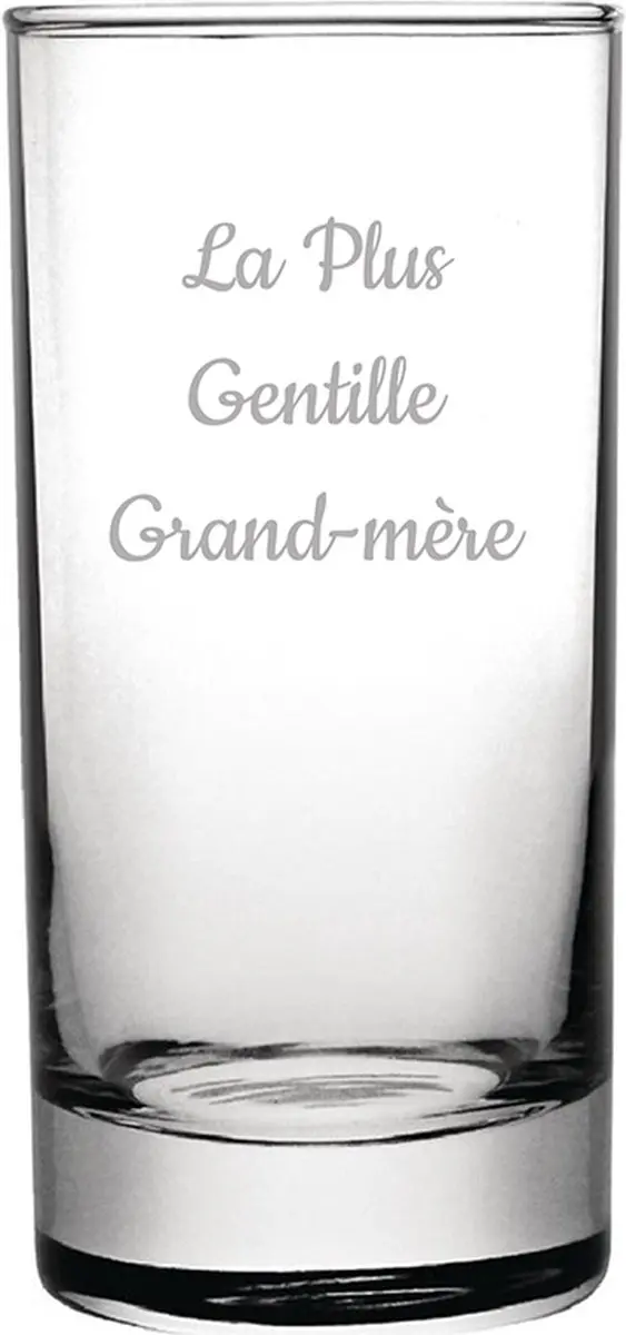 Longdrinkglas gegraveerd
