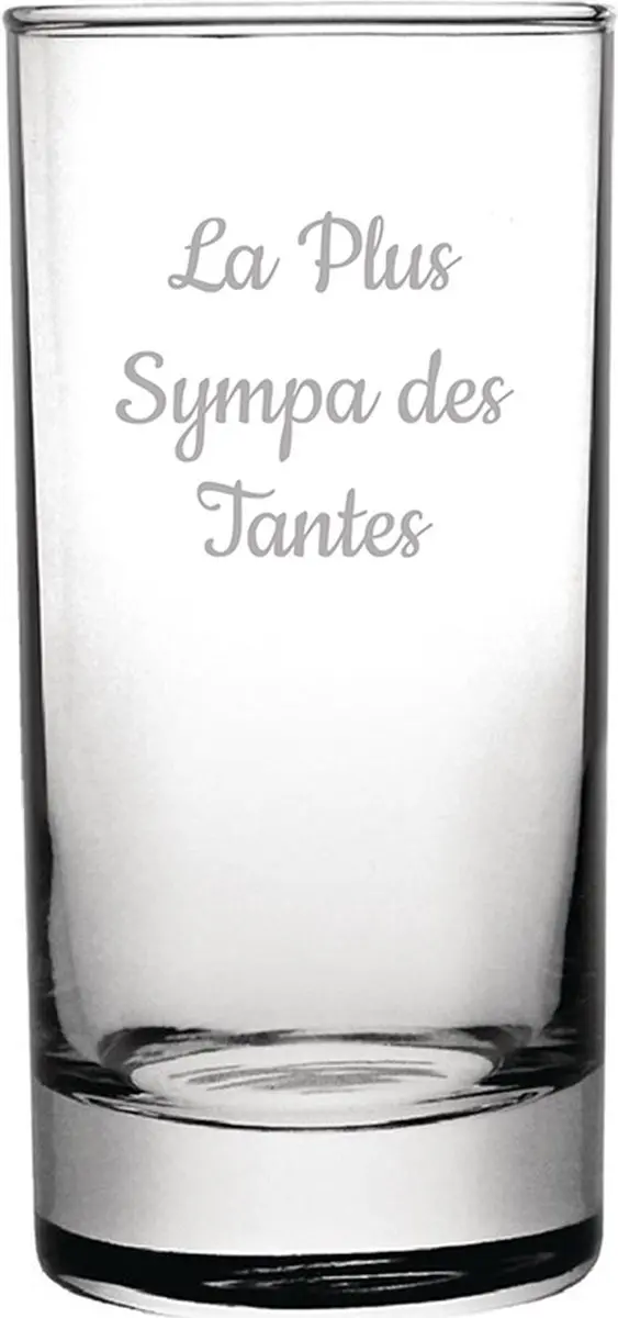 Longdrinkglas gegraveerd