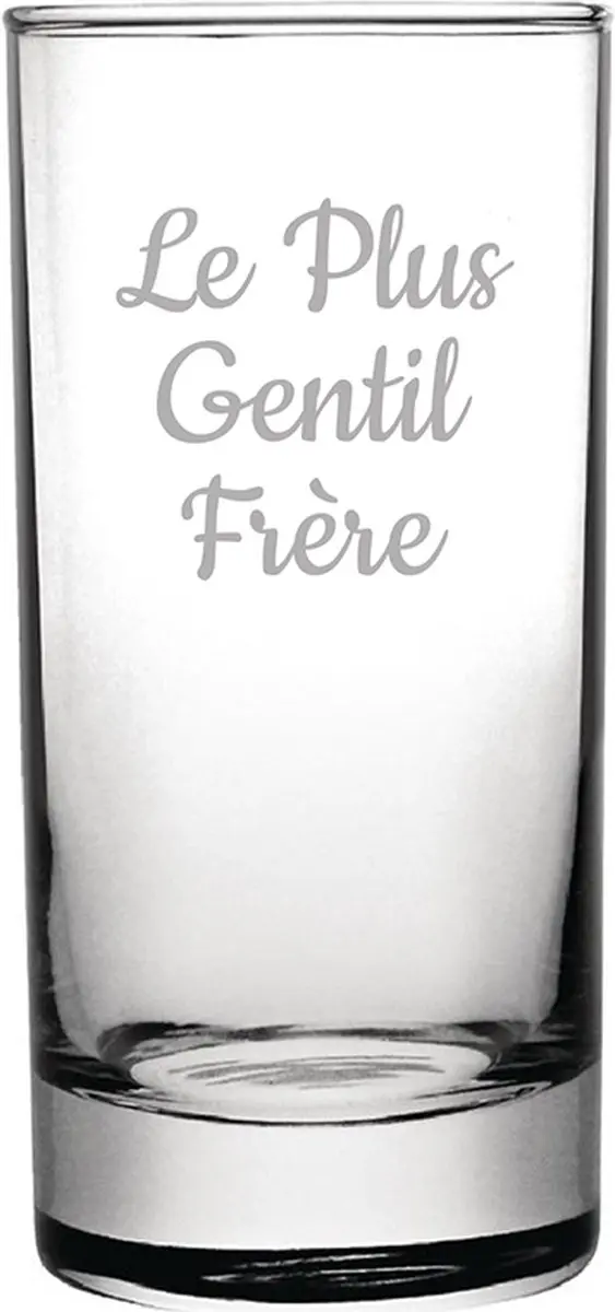 Longdrinkglas gegraveerd