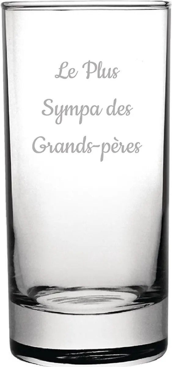 Longdrinkglas gegraveerd