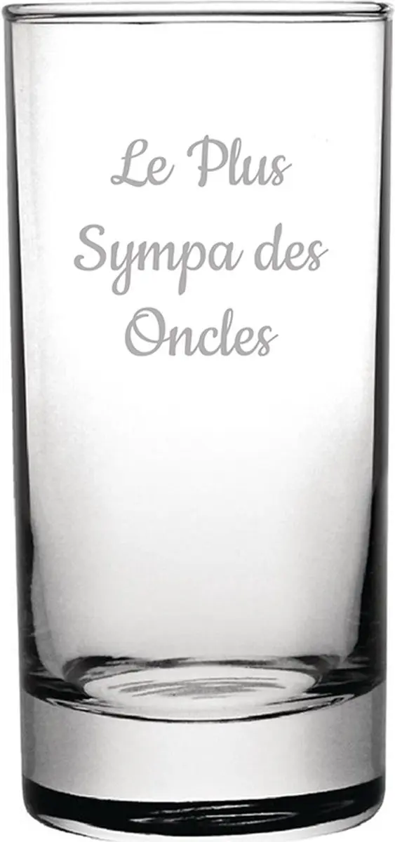 Longdrinkglas gegraveerd