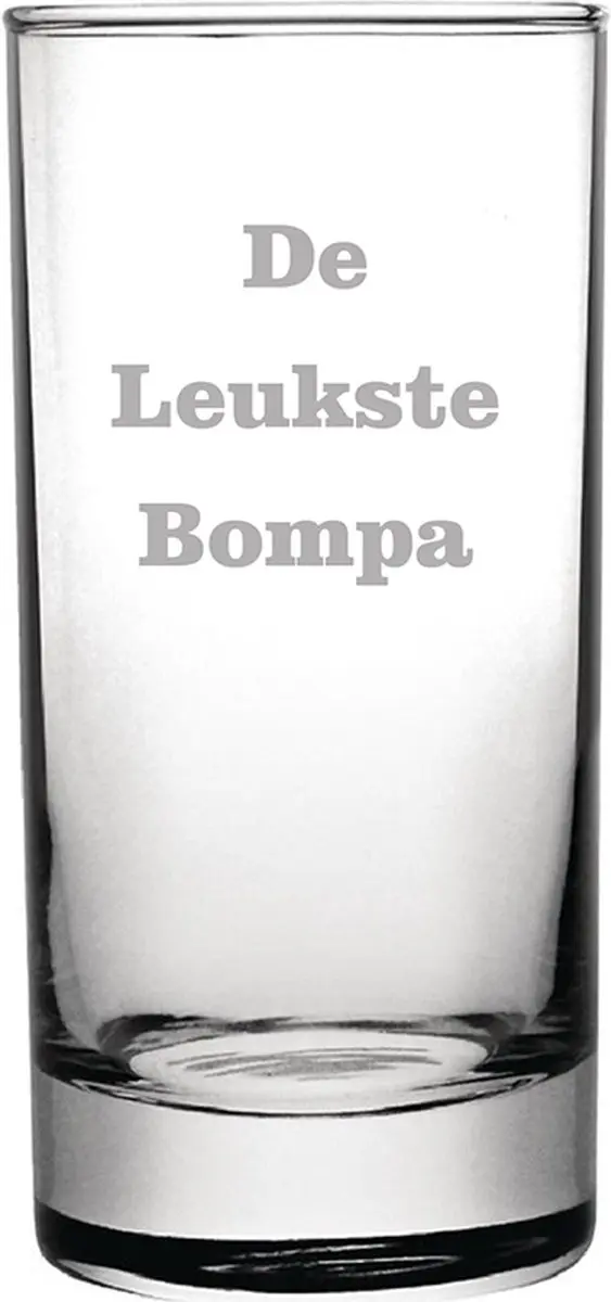 Longdrinkglas gegraveerd