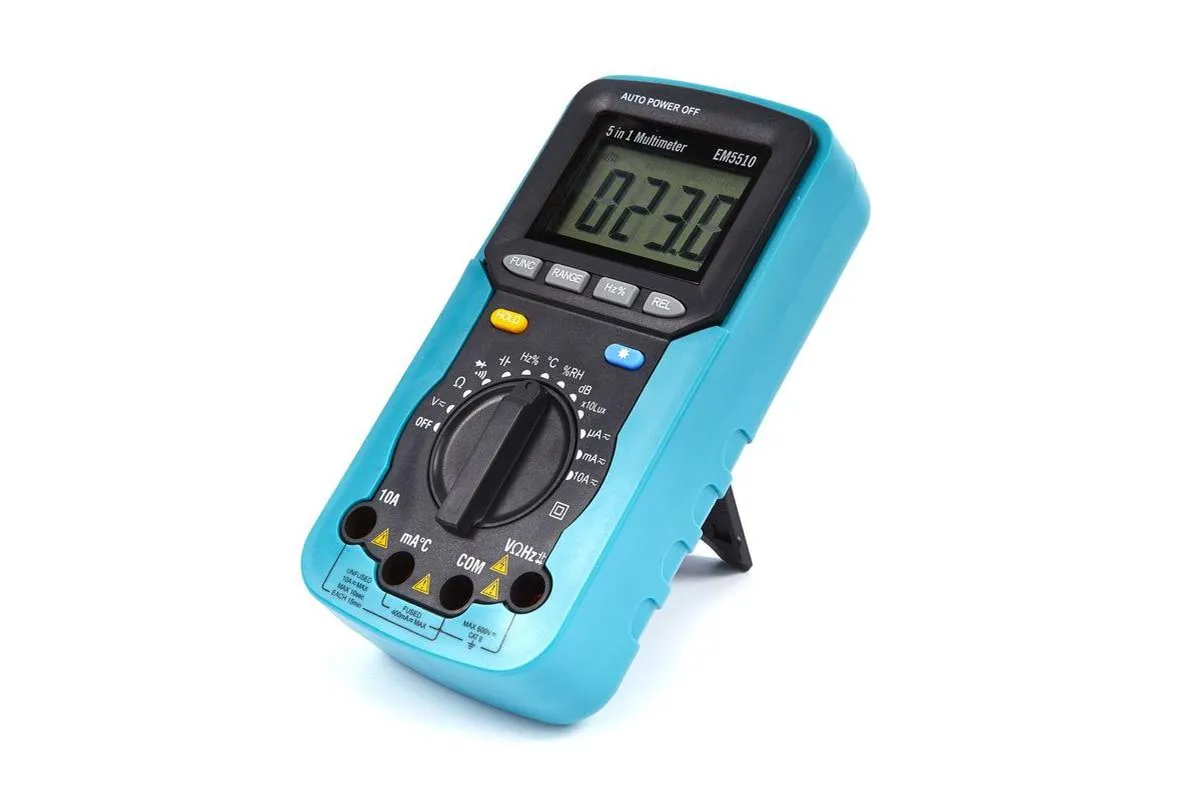 HBM 5-in-1 Digitale Multimeter - met probe & thermokoppel