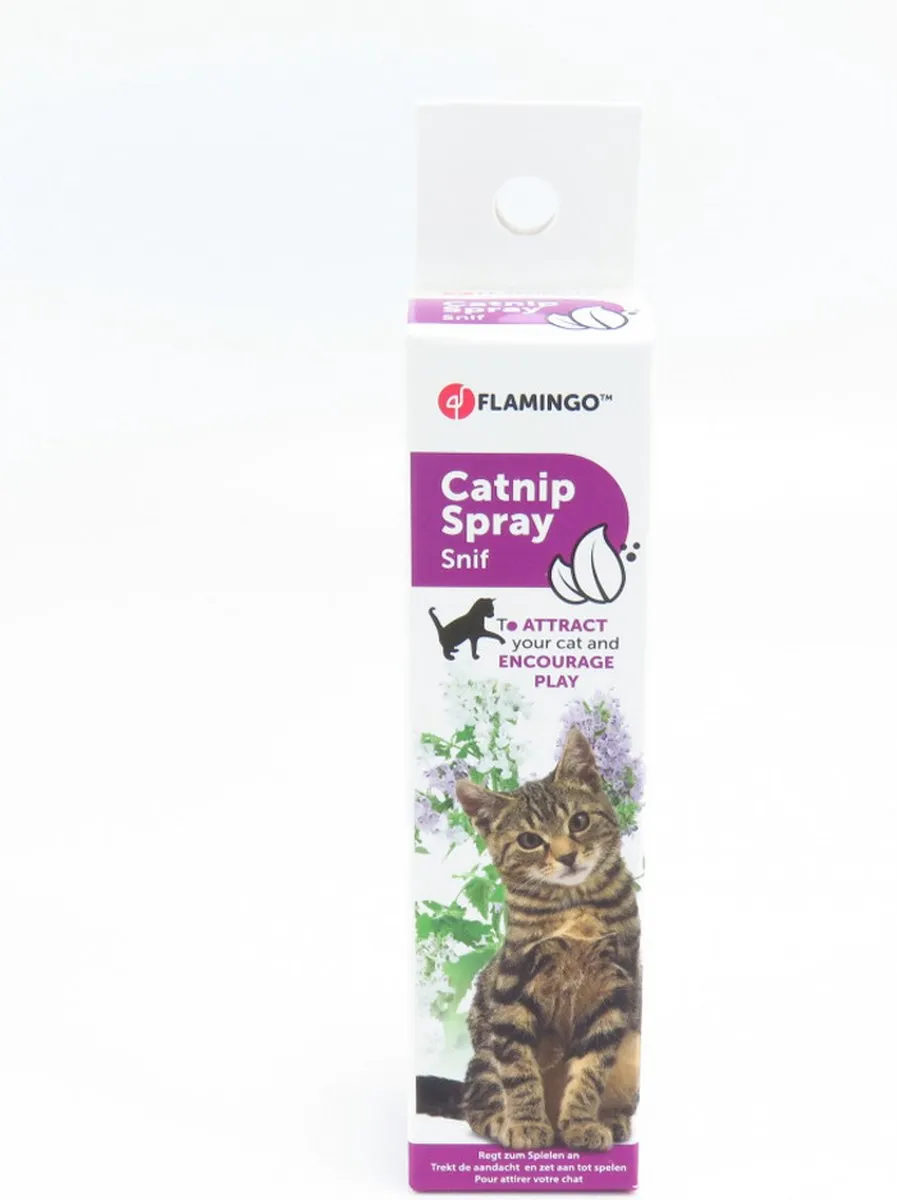 Flamingo Catnip Spray 25ml - Zwart