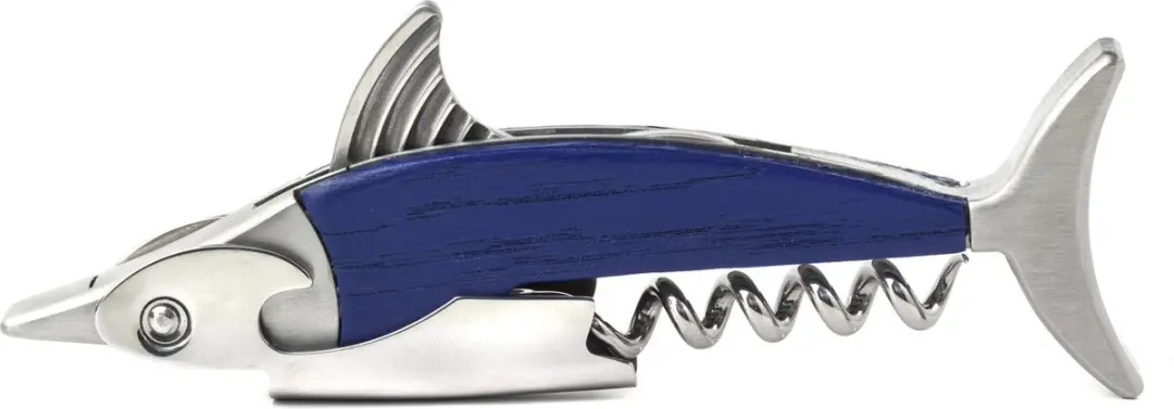 Kikkerland Blauwe marlijn kurkentrekker