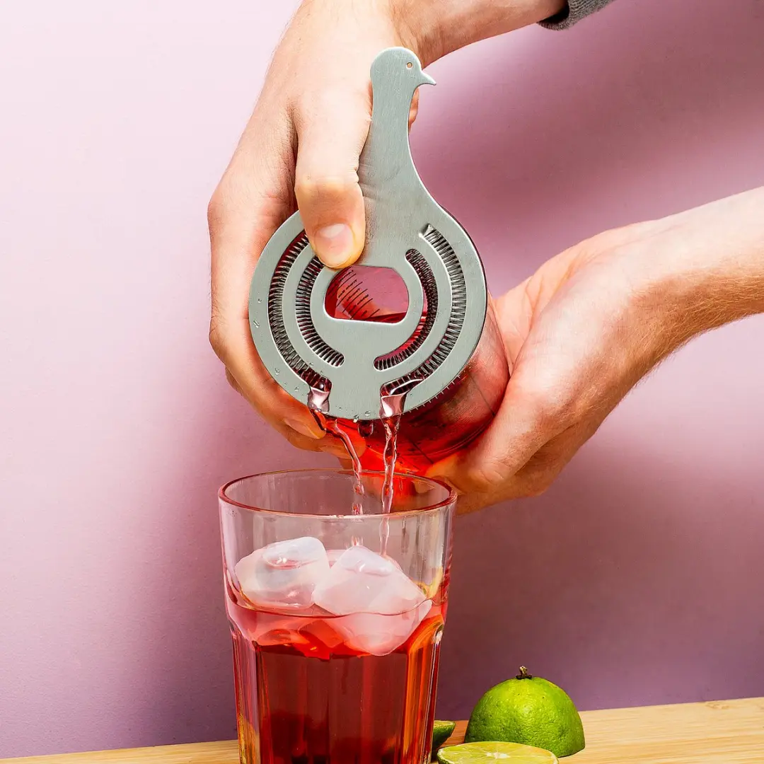 Kikkerland Vogel Cocktail Strainer