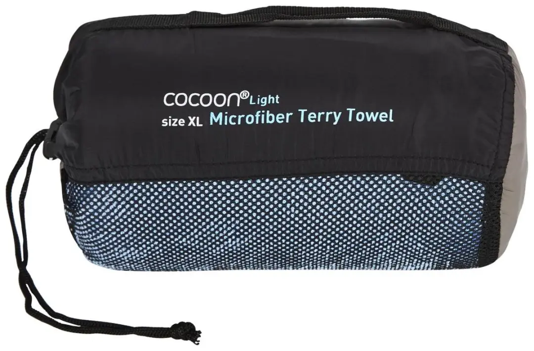 Cocoon Microvezel Terry Handdoek Light X-Large Lichtblauw - afbeelding 3 van 6