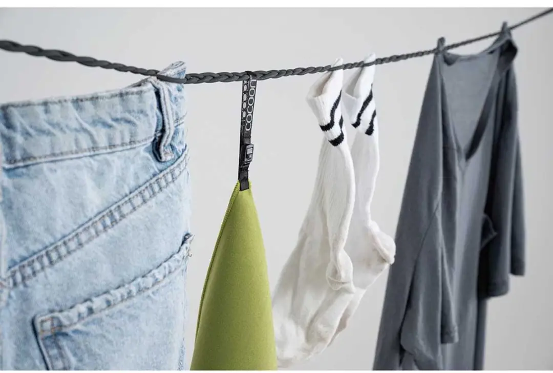 Cocoon Travel Clothesline 150 cm - Zwart - afbeelding 4 van 6