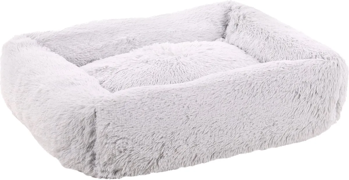 Flamingo Mand Krems Rechthoekig Lichtgrijs 80x65x20cm