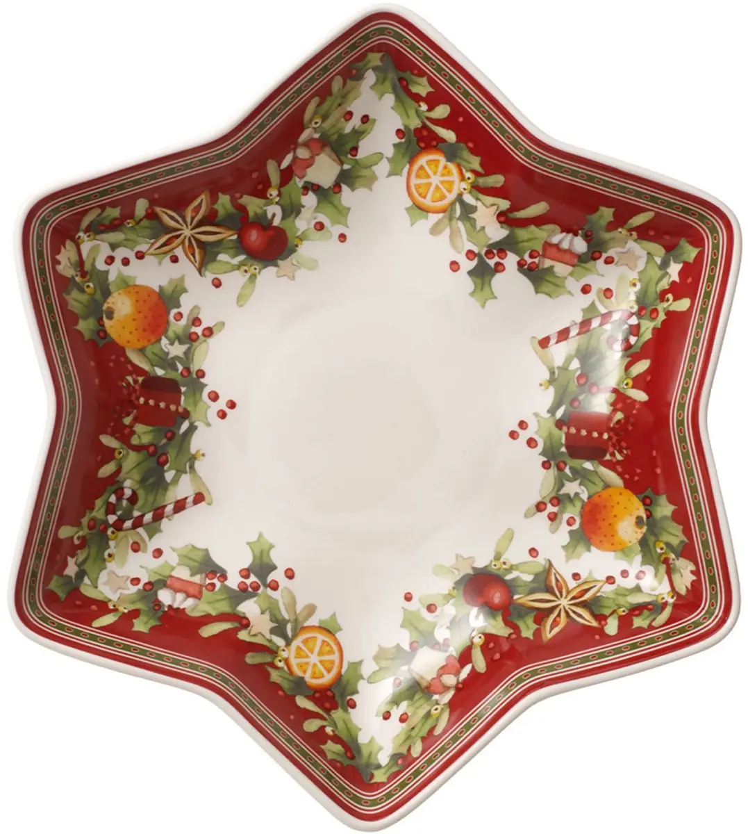 Villeroy & Boch Winter Bakery Delight Sterschaal op voet 27x21x12cm - afbeelding 2 van 3