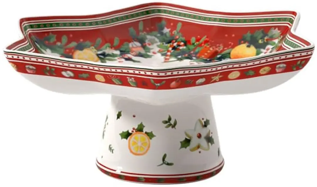 Villeroy & Boch Winter Bakery Delight Sterschaal op voet 27x21x12cm - afbeelding 3 van 3
