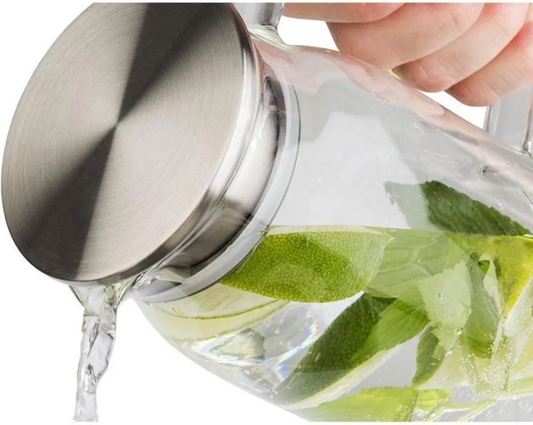 APS Germany Karaf 1,5L Roestvrijstaal Transparant - afbeelding 2 van 6