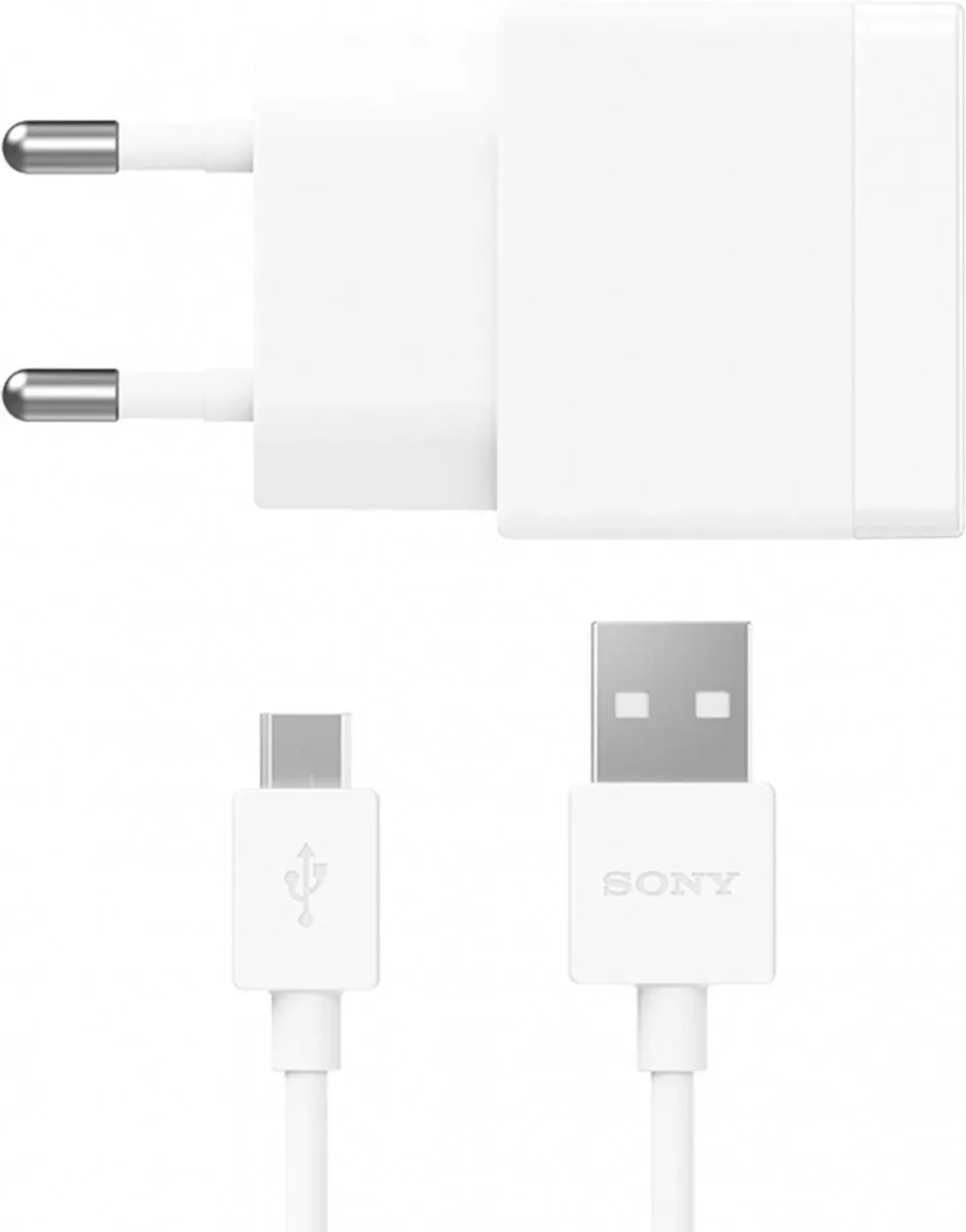 Sony EP881 Thuislader MicroUSB 1.5A - Wit