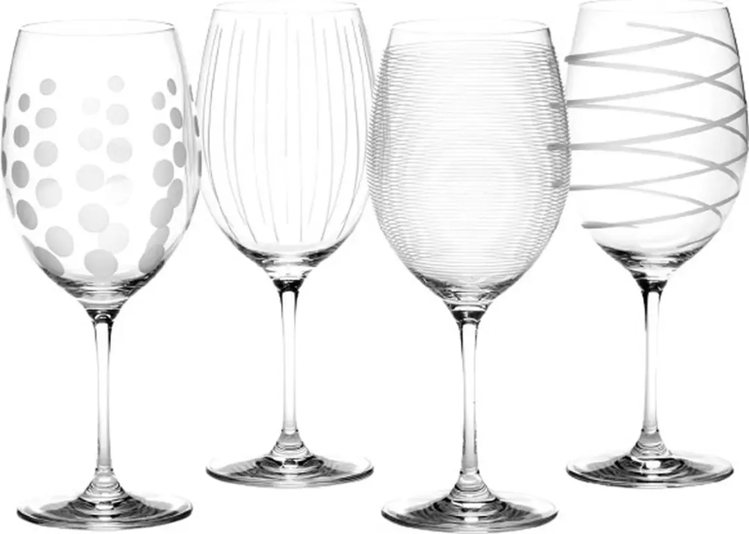 Mikasa Wijnglazenset Mikasa 685 Ml Transparant/zilver 4 Stuks