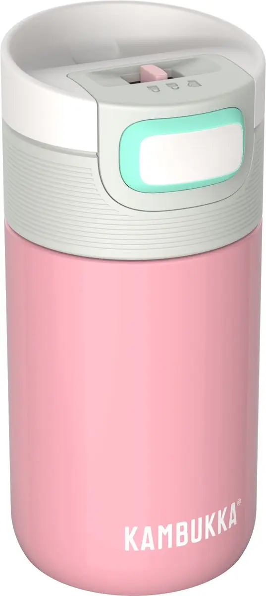 Kambukka Etna Thermosbeker 300 ml - makkelijk reinigen - lekvrije Koffiebeker - Baby Pink
