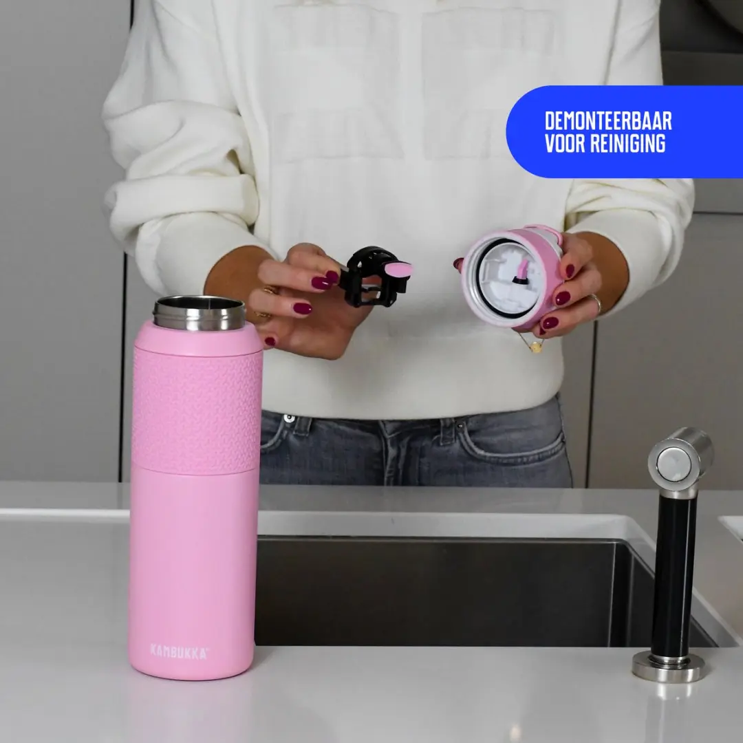 Kambukka Elton drinkfles 1L Pink Ambition - afbeelding 4 van 6