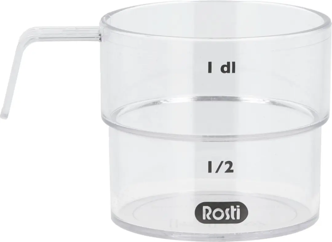 Rosti Mensura Deciliter maat Dia 6 cm 100 ml Helder
