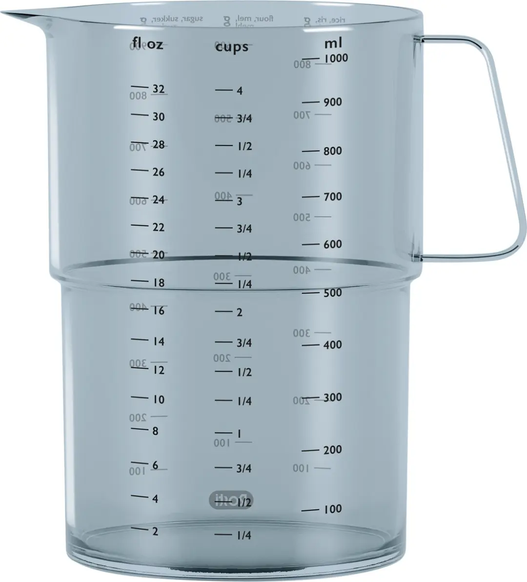 Rosti Mensura Maatbeker 1000ml Dusty Blue