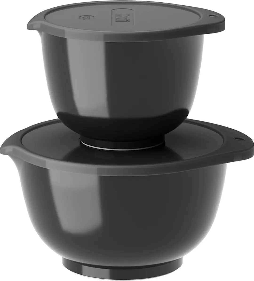 Rosti Margrethe Beslagkom Set 4-delig 1,5L/3L Zwart