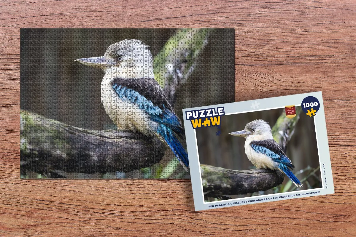 PuzzleWow Legpuzzel Kookaburra 1000 Stuks