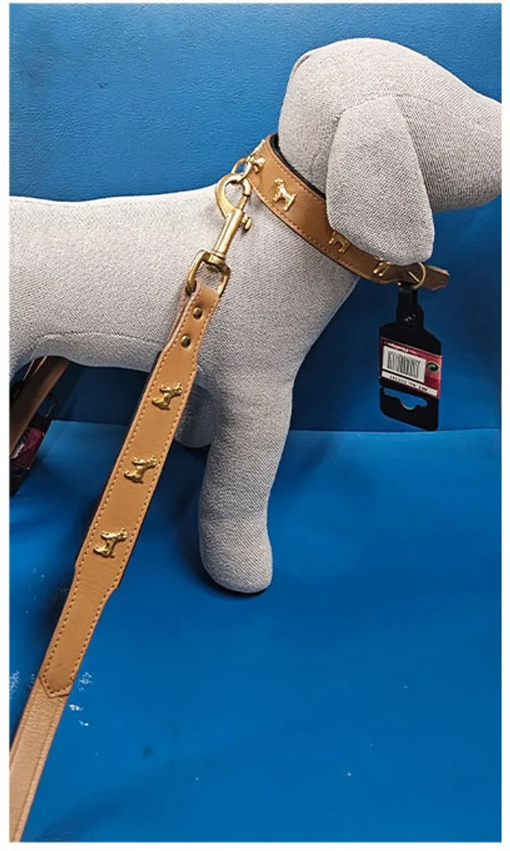 Flamingo Jolly Halsband & Leiband - 45cm - 34-40cm