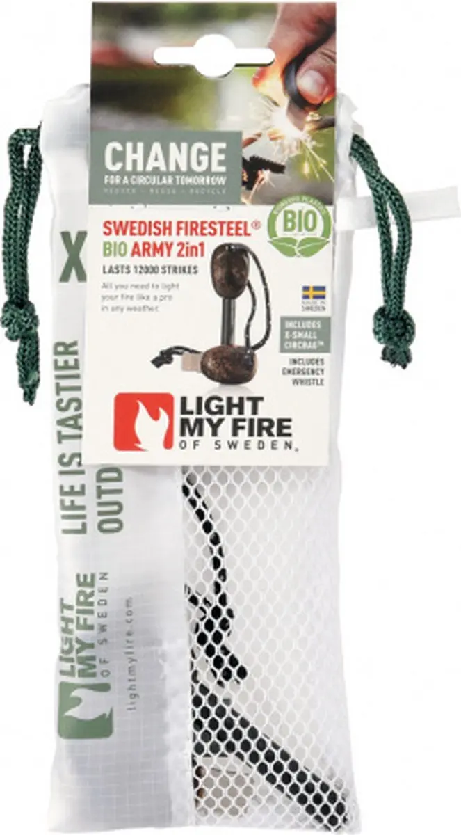 Light My Fire Zweedse firesteel Army Cocoshell - afbeelding 6 van 6