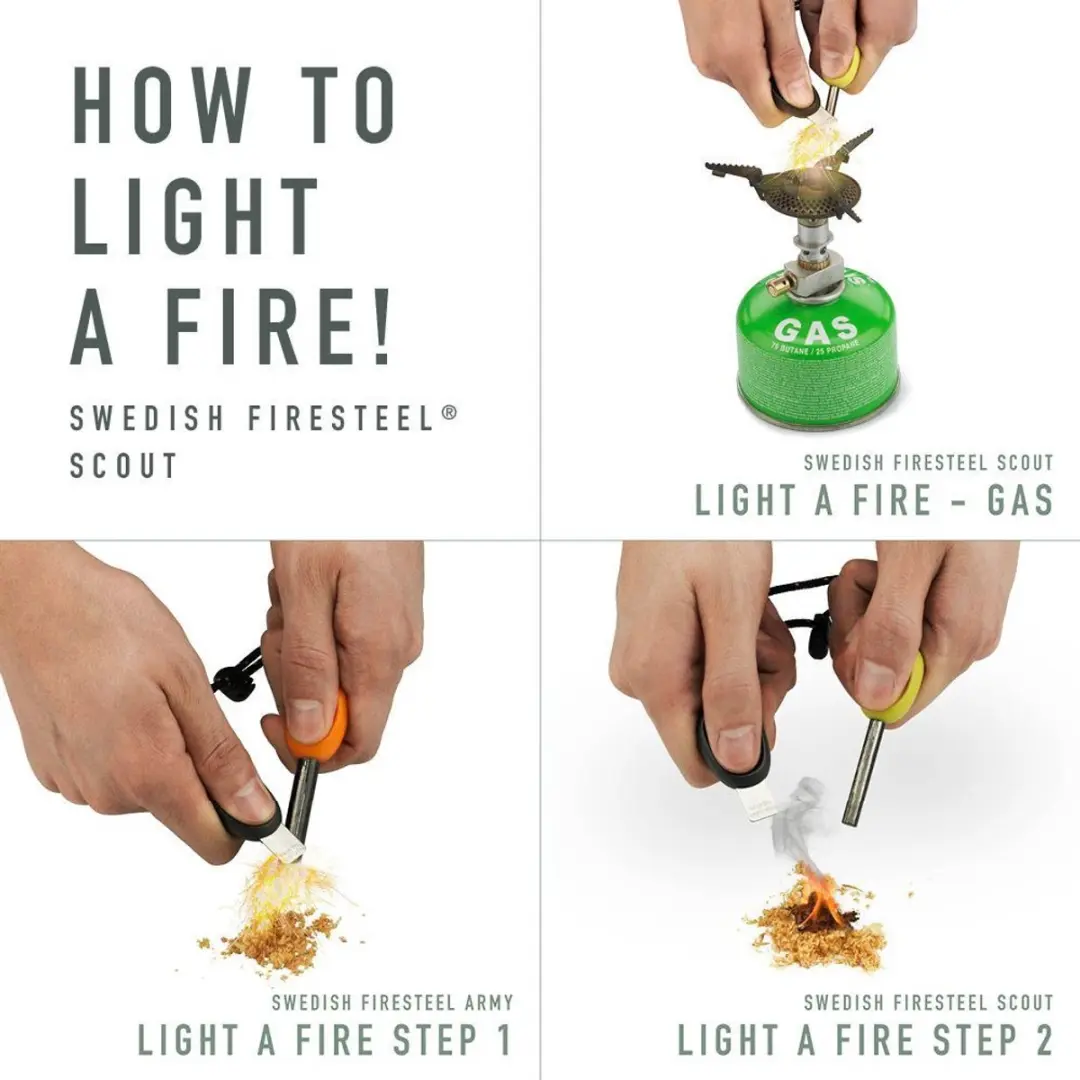 Light My Fire Swedish Firesteel Scout Cocoshell - afbeelding 2 van 6