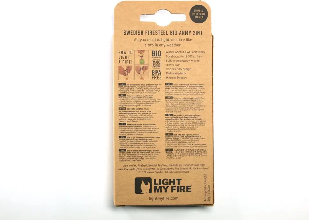 Light My Fire Firesteel Bio Army Slaty Black - afbeelding 2 van 6