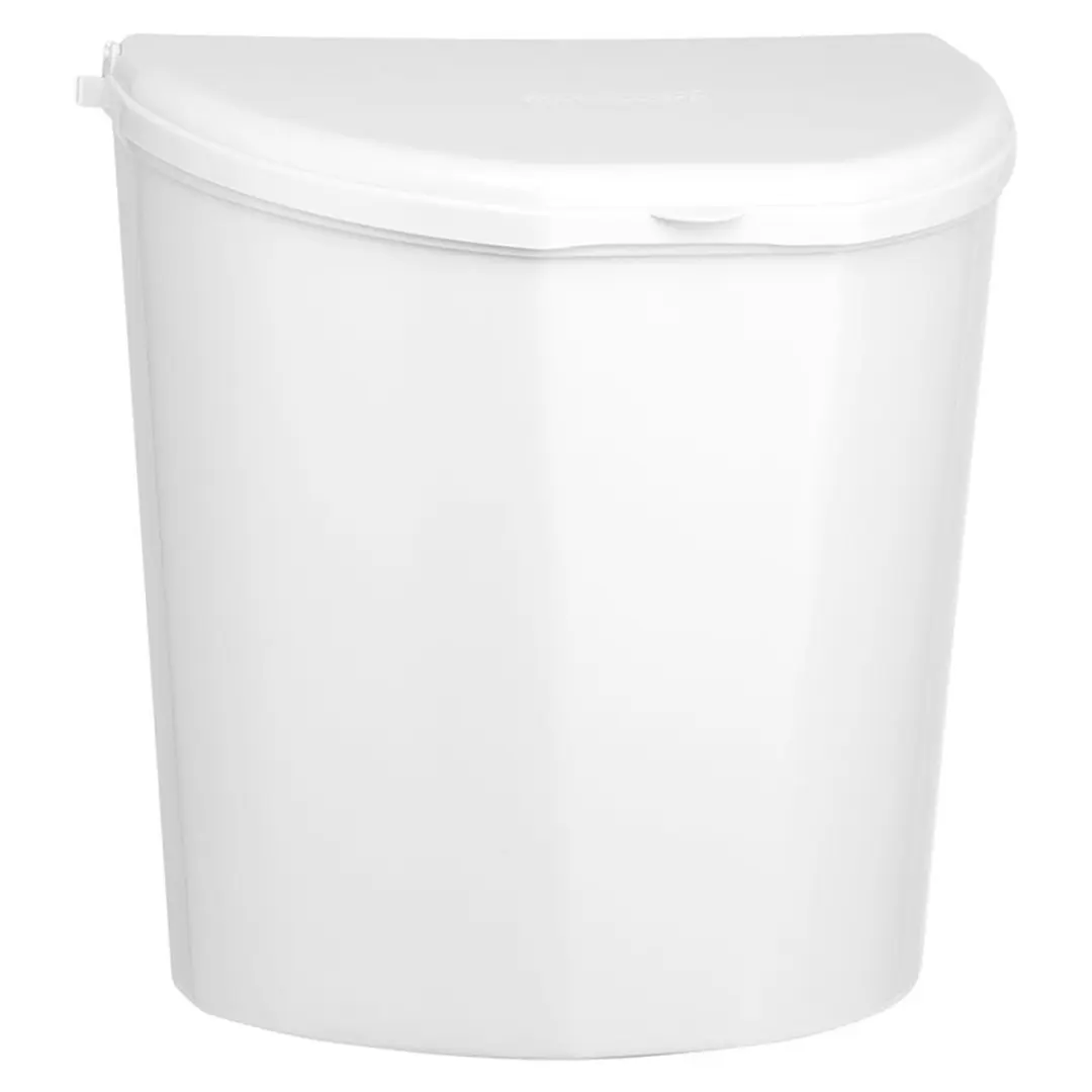 Brunner Pillar XL Hangende Prullenbak Wit 10L - afbeelding 5 van 6