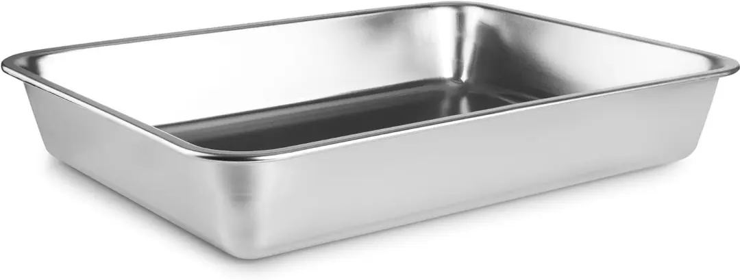 IBILI RVS Rechthoekige Ovenschaal 29.8x23.6x5cm