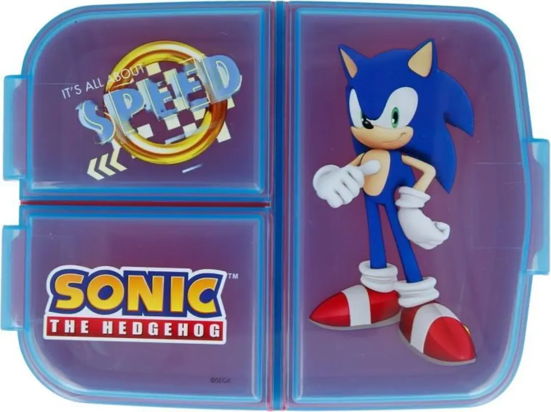 Sonic Broodtrommel met 3 vakken - 250ml - afbeelding 5 van 6