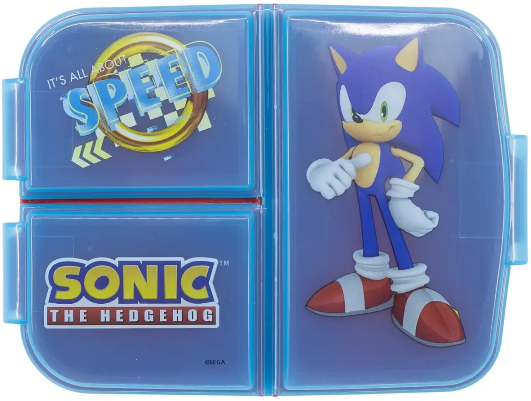 Sonic Broodtrommel met 3 vakken - 250ml - afbeelding 4 van 6