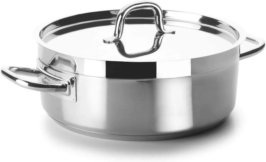 Lacor Braadpan met Deksel 20 cm Chef Luxe 18/10 Roestvrij Staal