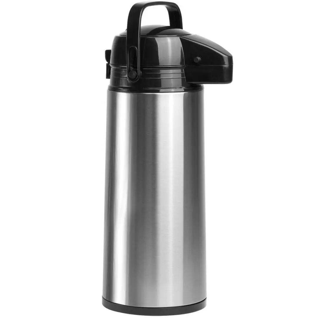 Excellent Houseware Thermoskan met pomp 1,8L RVS - afbeelding 5 van 6