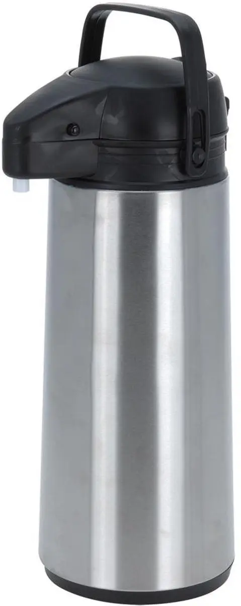 Excellent Houseware Thermoskan met pomp 1,8L RVS