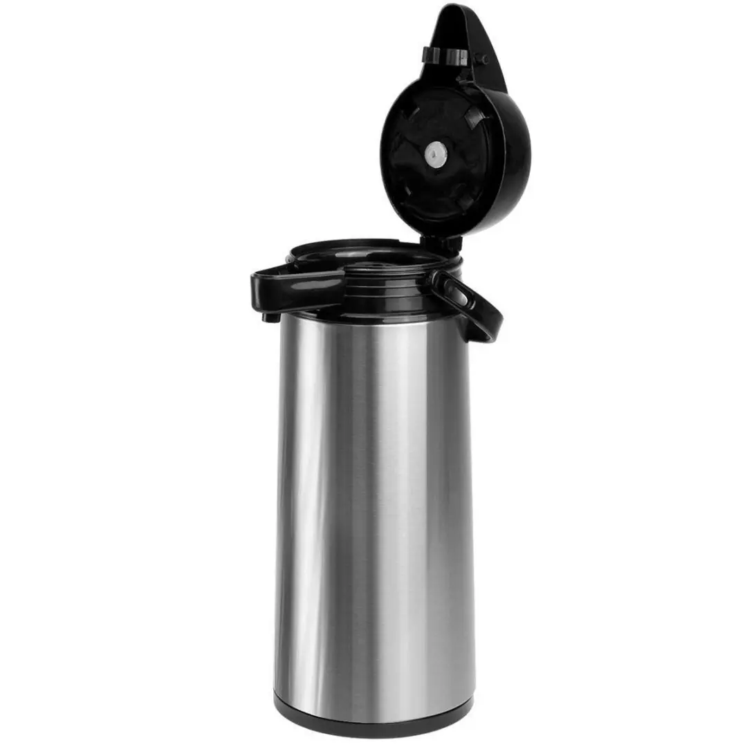Excellent Houseware Thermoskan met pomp 1,8L RVS - afbeelding 6 van 6