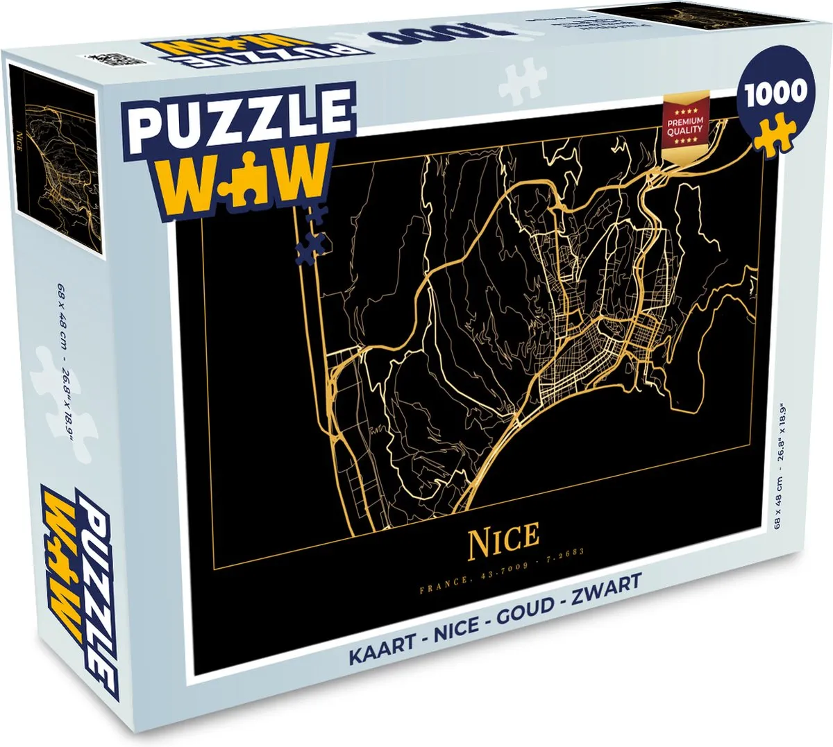 PuzzleWow Nice Legpuzzel 1000 Stuks