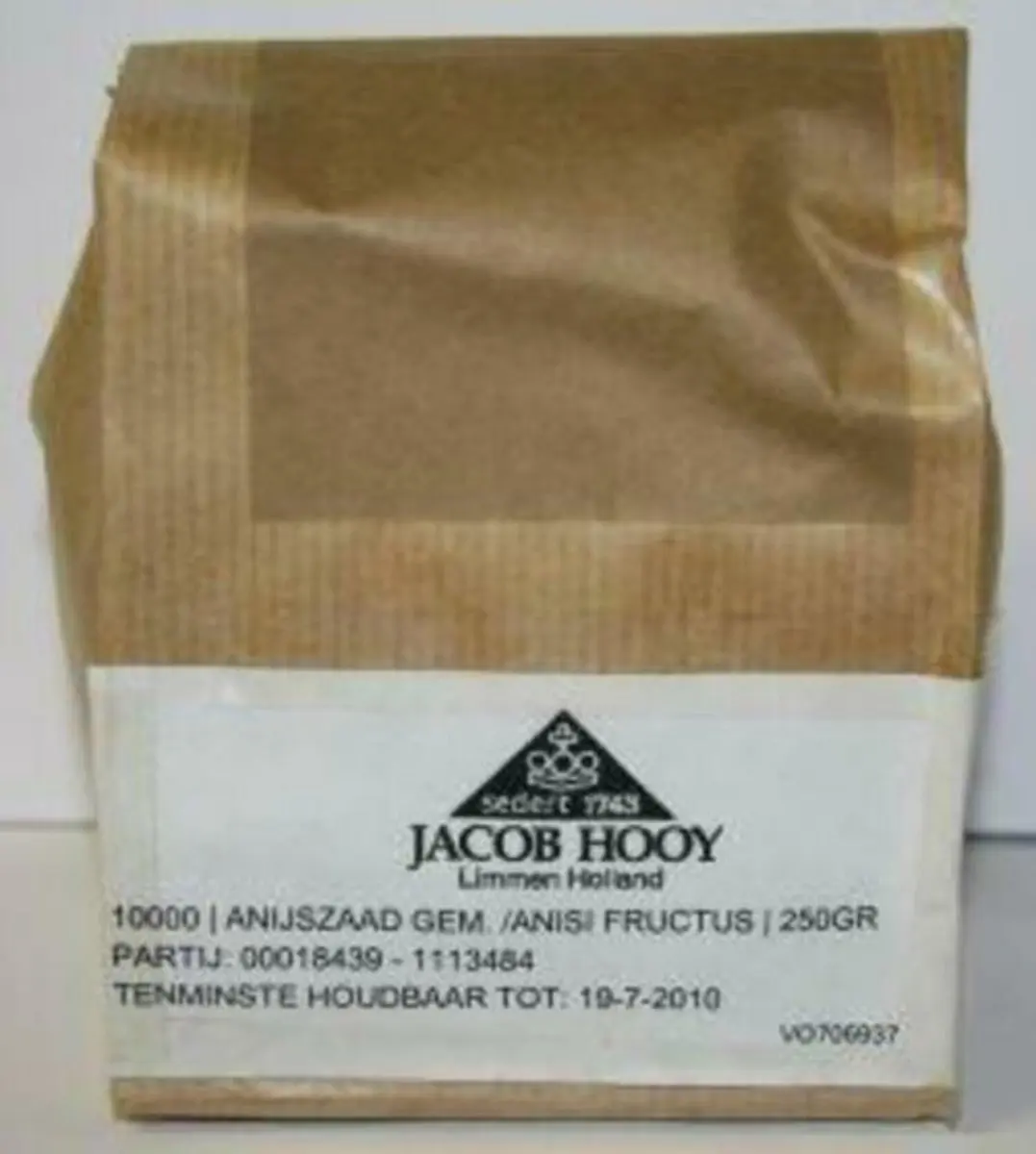 Jacob Hooy Anijszaad gemalen 250g - afbeelding 3 van 4