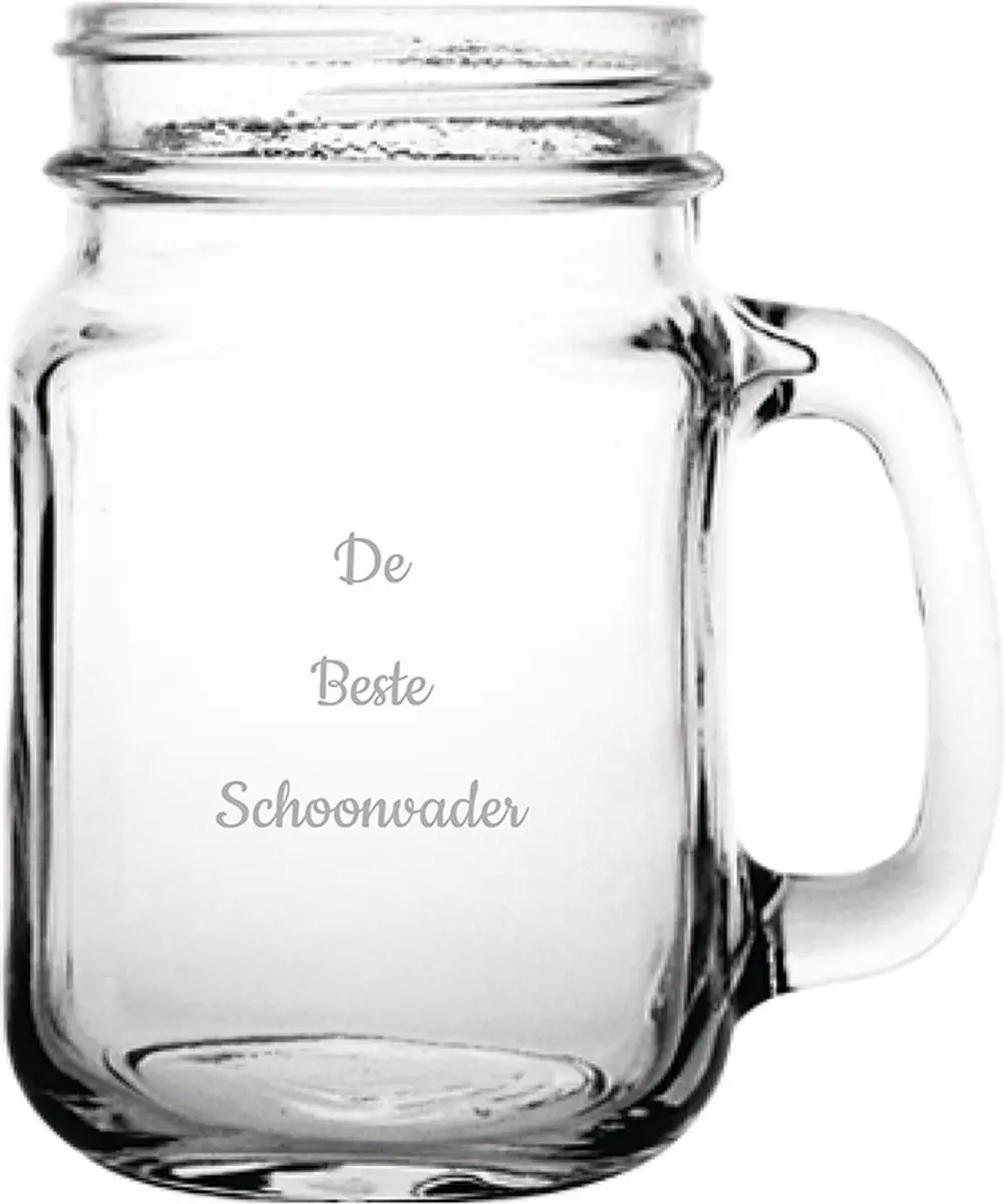 Gegraveerde Drinkglas 45cl De Beste Schoonvader