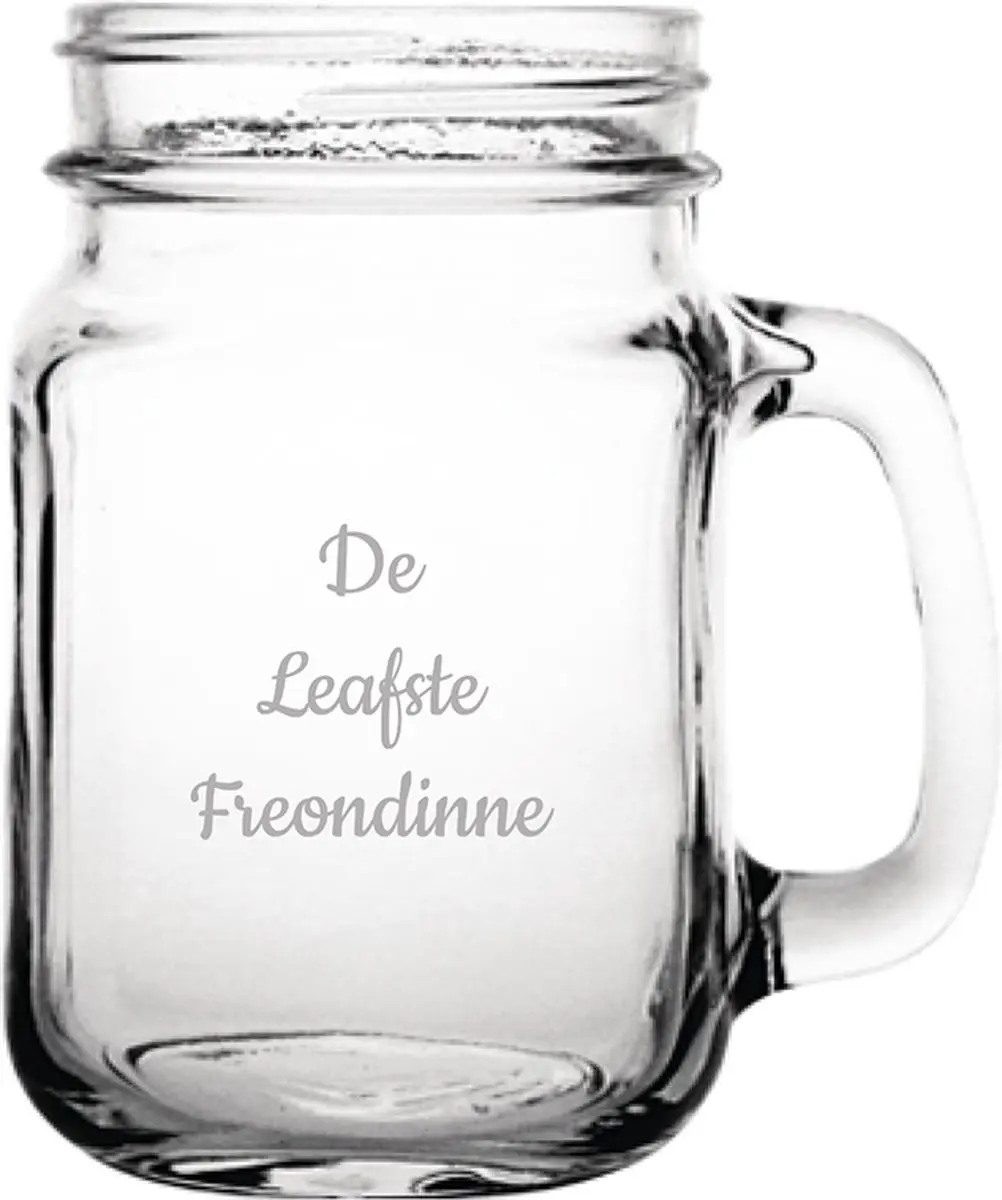 Gegraveerde Drinkglas 45cl De Leafste Freondinne