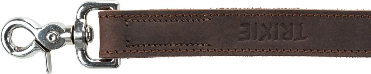Trixie Rustic Hondenriem - Donkerbruin - 100x2cm - afbeelding 6 van 6