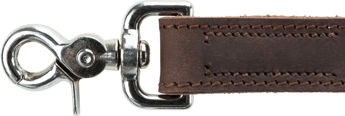 Trixie Rustic Hondenriem - Donkerbruin - 100x2cm