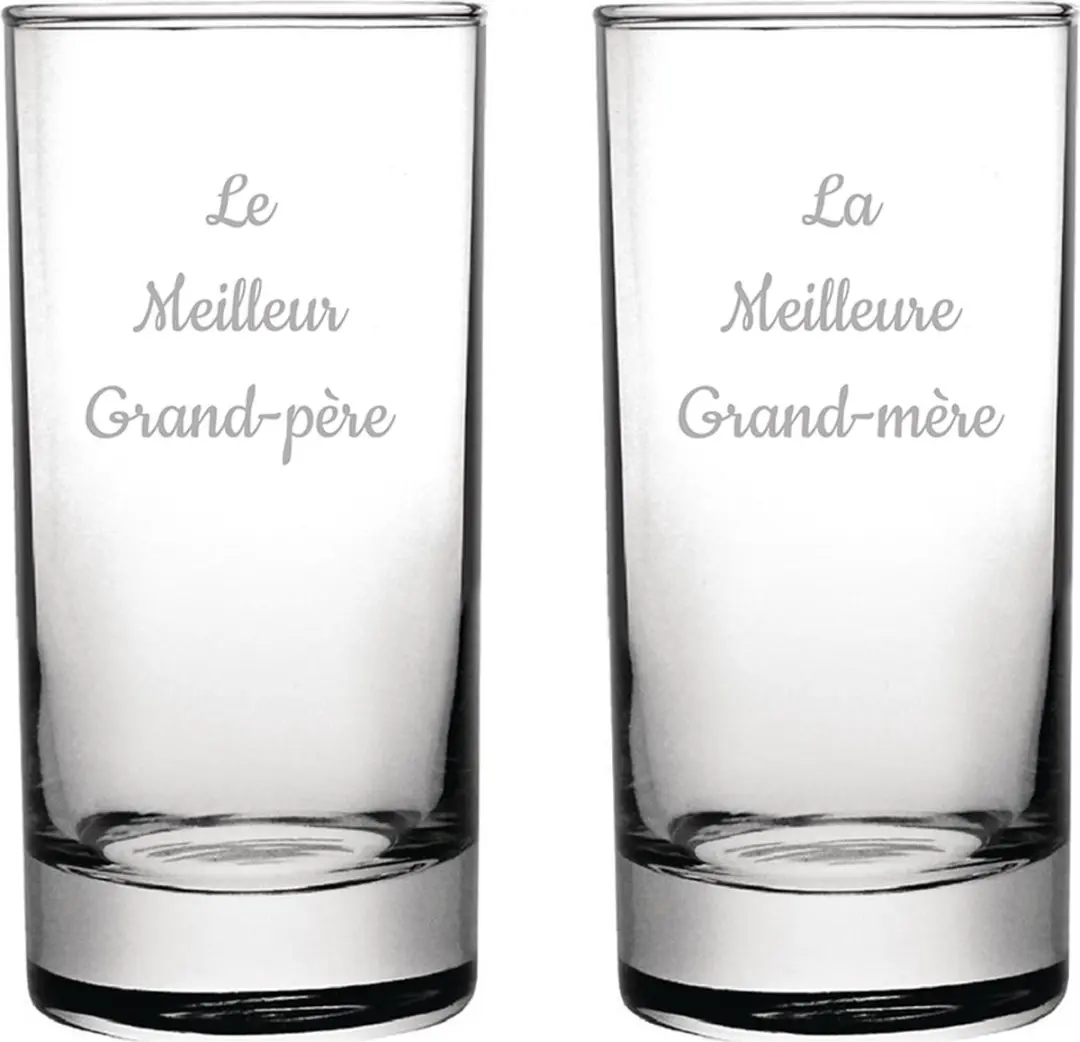 Longdrinkglas gegraveerd