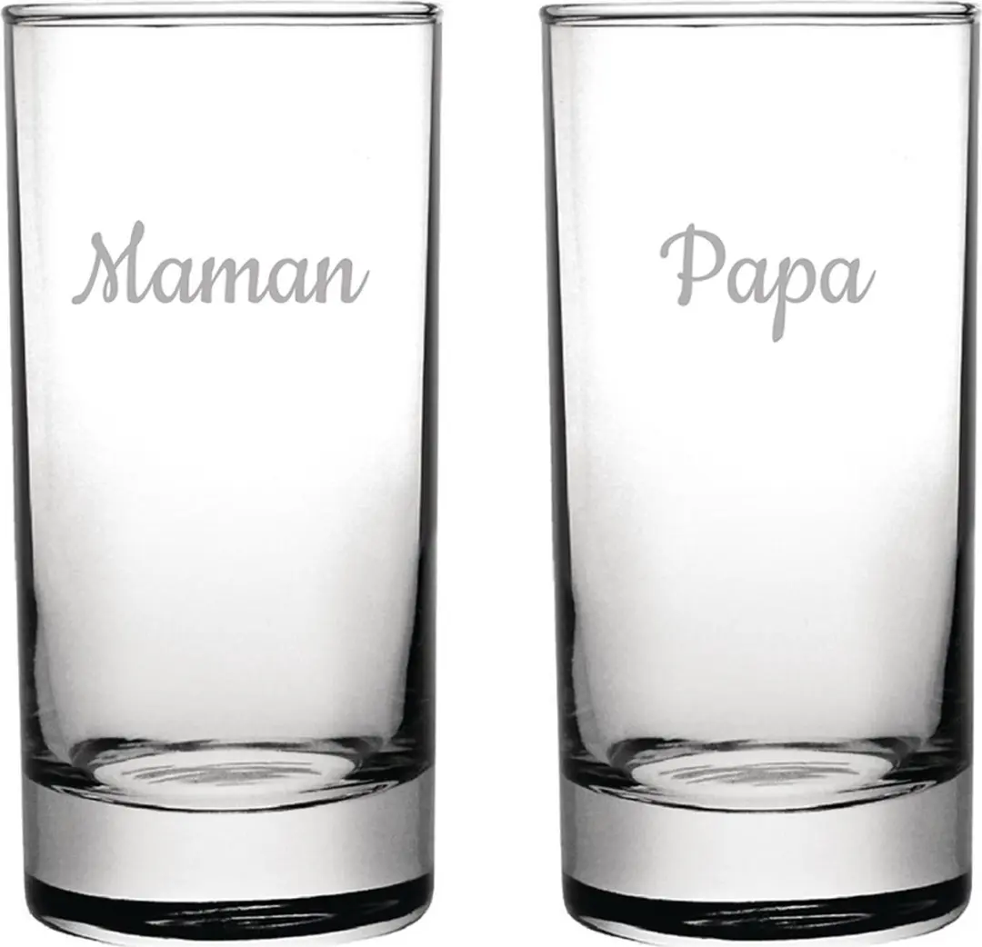 Longdrinkglas gegraveerd